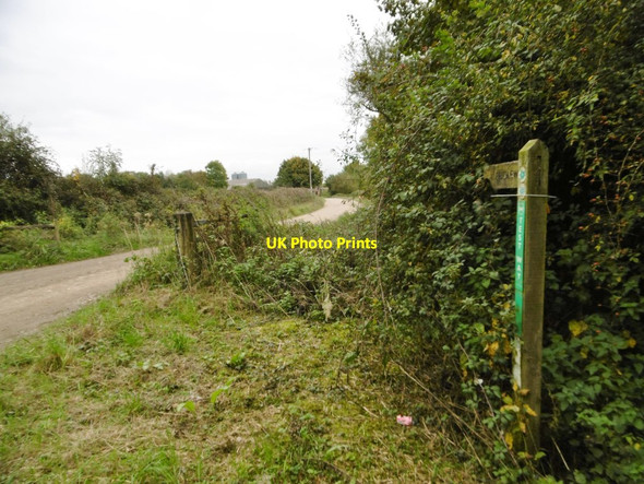 Photo 6"x4" Nursling, signpost Hillstreet\/SU3416 c2015