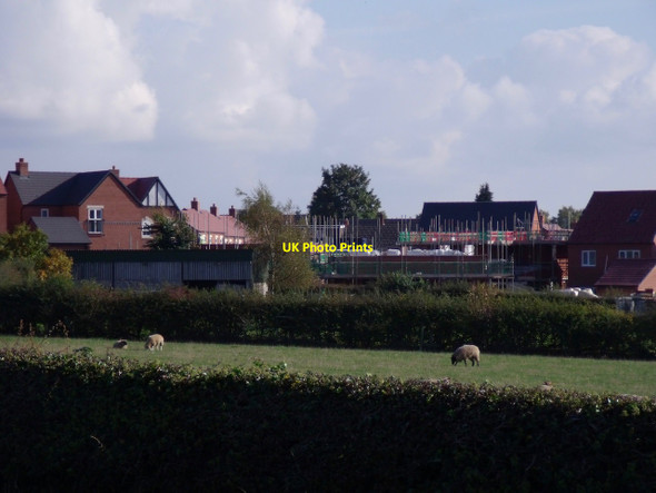 Photo 6"x4" Ash Tree Fields under construction Ashby-de-la-Zouch c2015