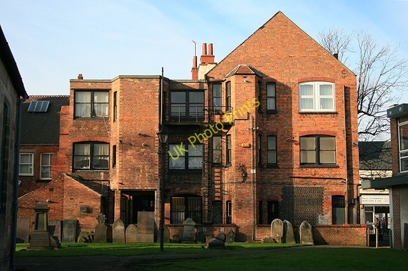 Photo 6"x4" Rear of Building on Market Place Long Eaton c2009