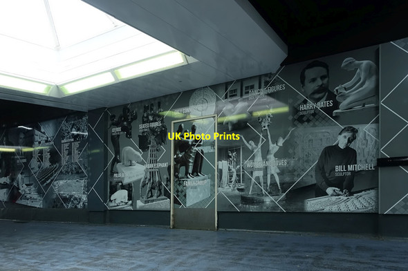 Photo 6"x4" Covered way to and from Railway station Stevenage c2015