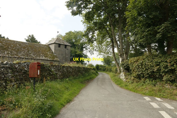 Photo 6"x4" Road past St Teilo Llandeilo Graban c2015