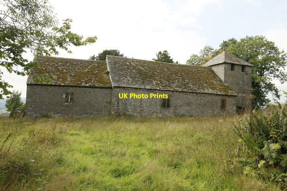 Photo 6"x4" North side of St Teilo Llandeilo Graban c2015