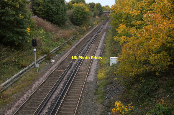 Photo 6"x4" Railway line north of Walton Station Bootle\/SJ3394 c2015