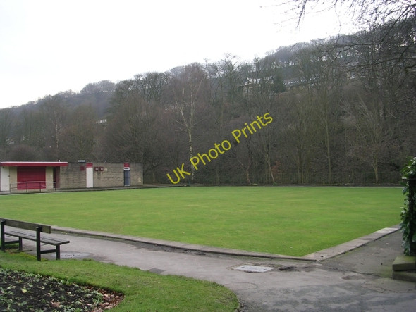 Photo 6"x4" Bowling Green - Calder Holmes Park Hebden Bridge c2009