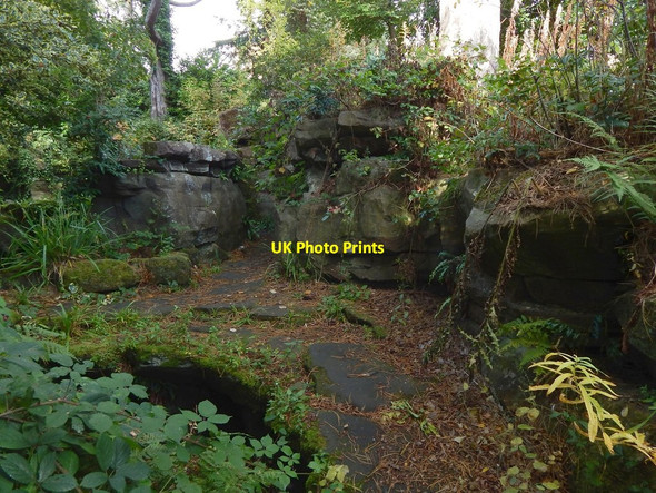 Photo 6"x4" Rosshall Gardens: the rock garden Crookston\/NS5263 c2015