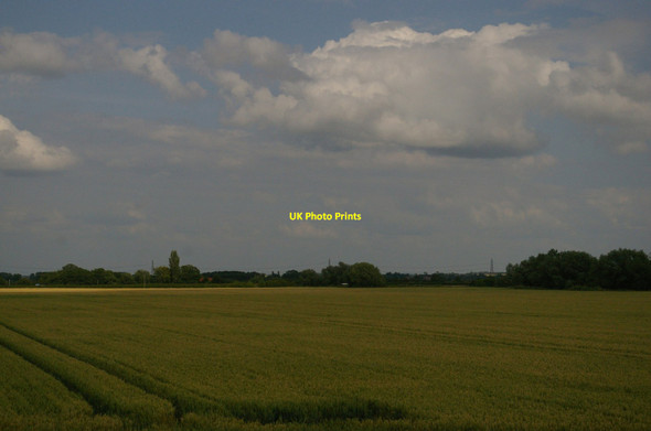 Photo 6"x4" Fields south of Sutton-on-Trent, from the railway Sutton on Trent c2015