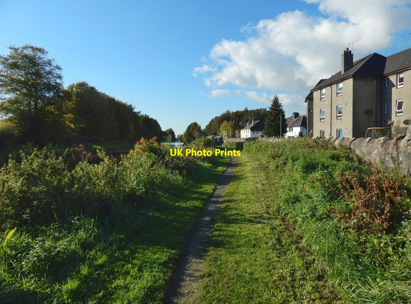 Photo 6"x4" Path beside the Forth and Clyde Canal Erskine c2015