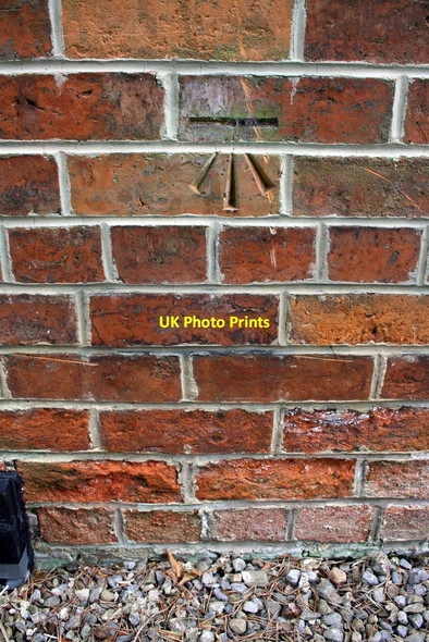 Photo 6"x4" Benchmark on Burrill Mission Church Burrill c2015