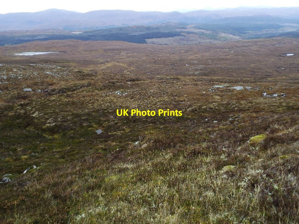 Photo 6"x4" View north off Carn a' Choire Ghlais near Cannich Carn \u00e0 Choire Ghlais c2015
