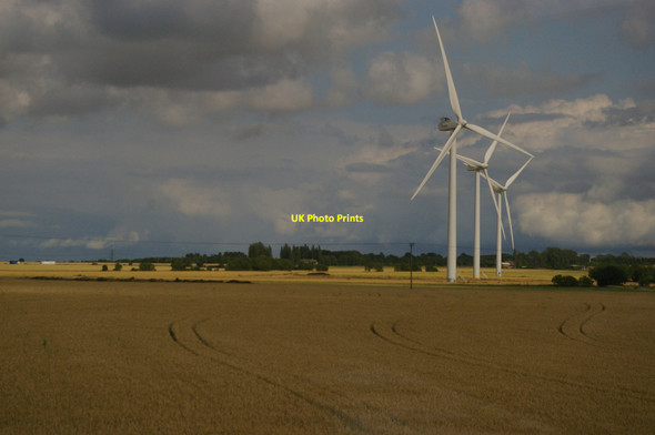 Photo 6"x4" Wind farm, Langford Biggleswade c2015