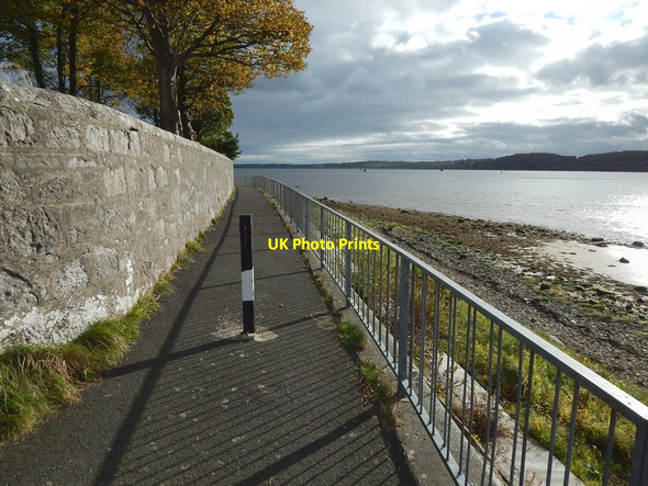 Photo 6"x4" The Shore Circular Path Dumbarton c2015