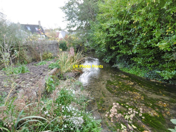 Photo 6"x4" Cerne Abbas, River Cerne Cerne Abbas c2015