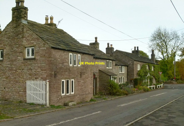 Photo 6"x4" Cottages on Eccles Road at Higher Crossings Lower Crossings c2015