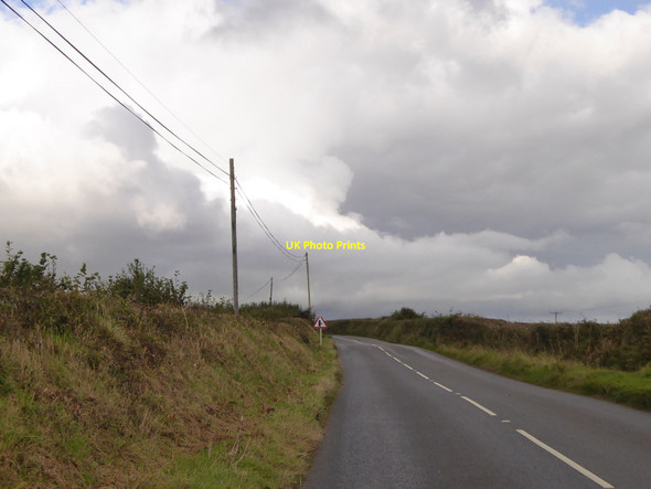 Photo 6"x4" Road to Darracott Moor Great Torrington c2015
