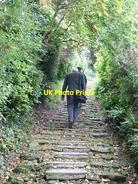 Photo 6"x4" Looking up Church Steps, Bratton Bratton\/ST9152 c2015