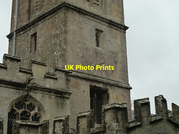 Photo 6"x4" Sundial on the church of St James the Great, Bratton Bratton\/ST9152 c2015