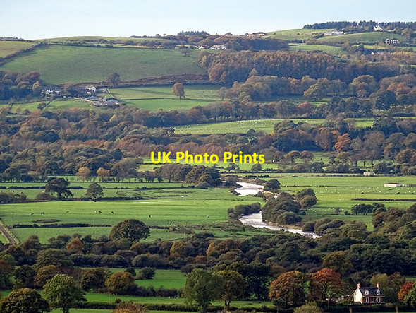 Photo 6"x4" Afon Rheidol and Dyffryn Rheidol Capel Bangor c2015