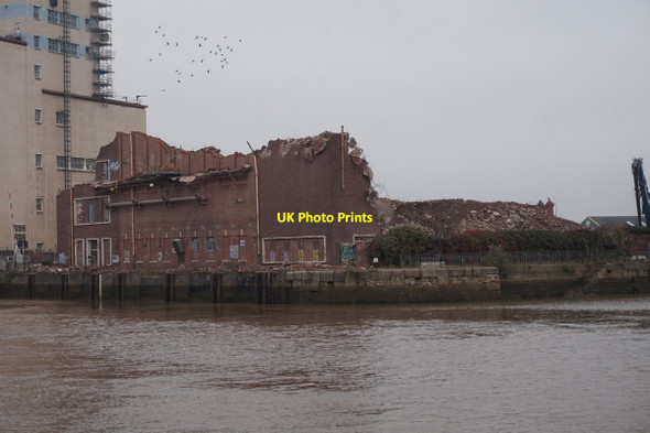 Photo 6"x4" Demolition of Clarence Mill, Hull Kingston upon Hull c2015