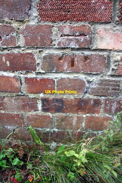 Photo 6"x4" Benchmark on wall beside path to Pinnocks Way Cumnor Hill c2015