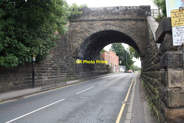 Photo 6"x4" Railway bridge LEH14 on Burley Road Burley\/SE2734 c2015