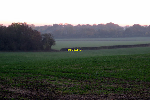 Photo 6"x4" Barslay Spinney with Broadlane Spinney beyond Warrington\/SP8954 c2015
