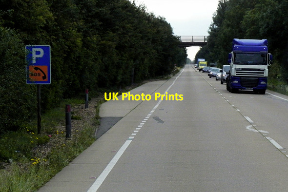Photo 6"x4" Layby on Eastbound A47 Podmore\/TF9512 c2015