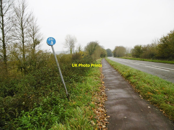 Photo 6"x4" Stratton, footpath Muckleford c2015