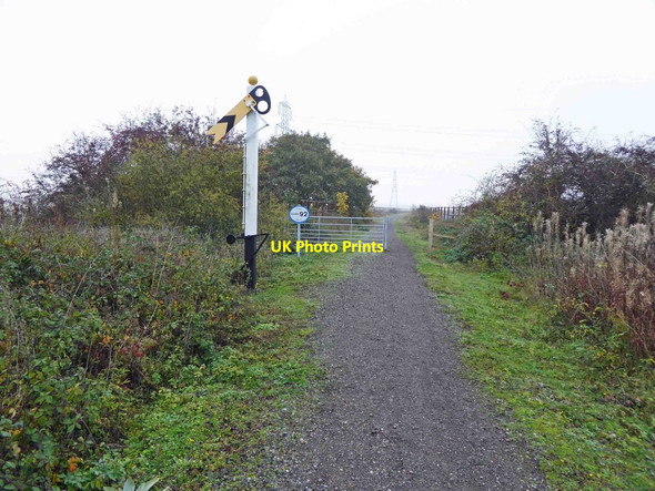 Photo 6"x4" Fledborough viaduct ahead Fledborough c2015
