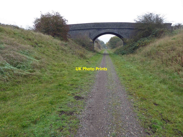 Photo 6"x4" Bridge ahead on NCN647 North Clifton c2015