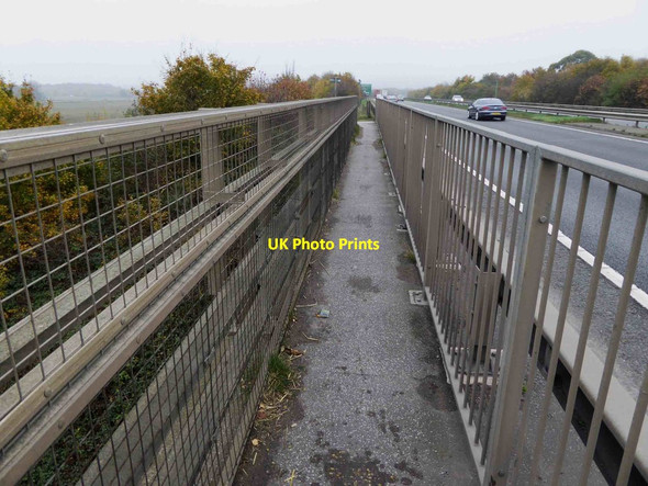 Photo 6"x4" Squeeze across the Fossdyke Burton-by-Lincoln c2015