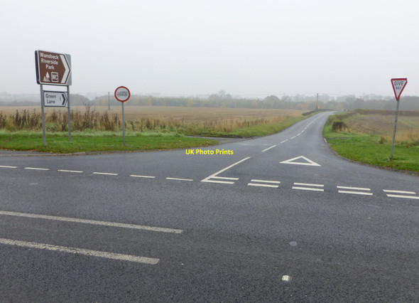 Photo 6"x4" Road to Wansbeck Riverside Park Ashington\/NZ2787 c2015