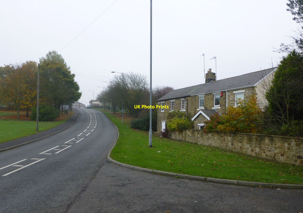 Photo 6"x4" Houses beside the A196 Ashington\/NZ2787 c2015