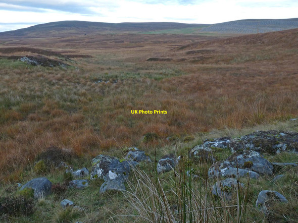 Photo 6"x4" Course of a tributary of the River Helmsdale, Sutherland Kinbrace c2015