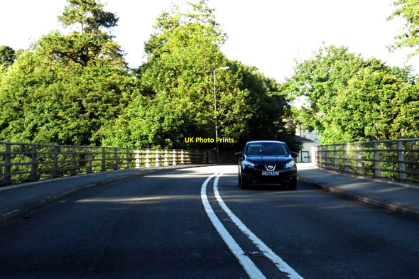 Photo 6"x4" Cadnant Road bridge over the Afon Cadnant Bangor\/SH5771 c2015