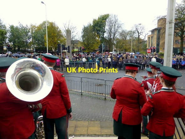 Photo 6"x4" Wreath-laying ceremony, Memorial Place, Omagh Omagh c2015
