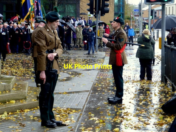 Photo 6"x4" Wreath-laying ceremony, Memorial Place, Omagh Omagh c2015
