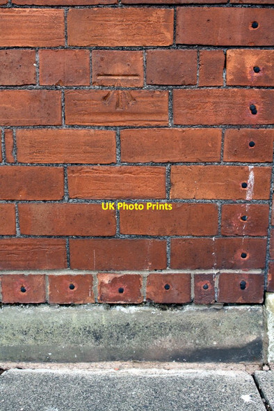 Photo 6"x4" Benchmark on #48 Richardson Street Carlisle c2015