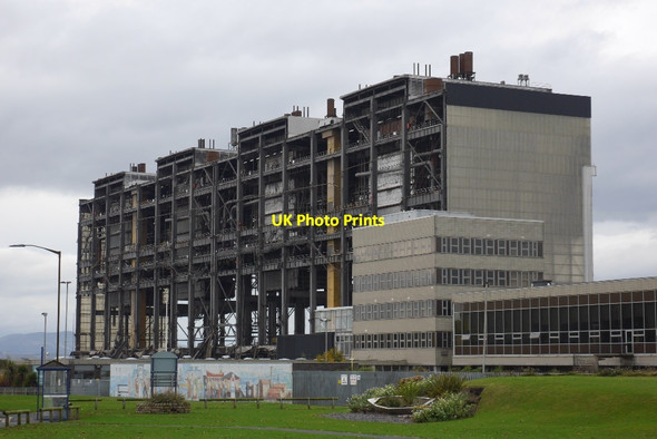 Photo 6"x4" Remains of Cockenzie power station Cockenzie and Port Seton c2015