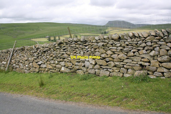 Photo 6"x4" View over fields towards Pen-y-Ghent from Henside Road Stainforth\/SD8267 c2015