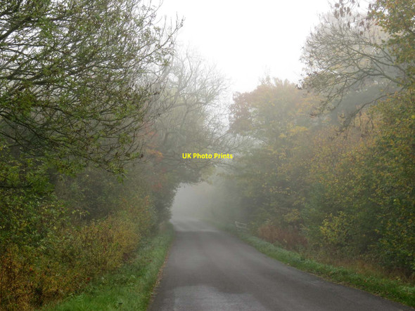 Photo 6"x4" Green Lane heading east to Chesterton Little Chesterton c2015 P1