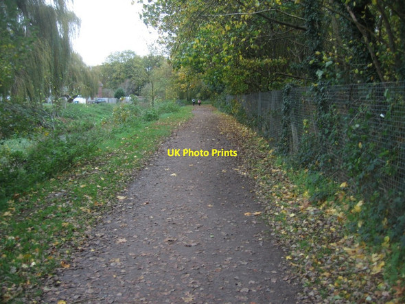 Photo 6"x4" Path beside Cove Brook Fox Lane c2015