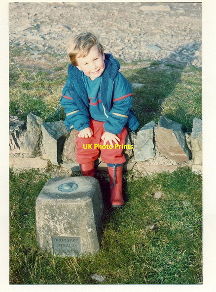 Photo 6"x4" Countisbury Fundamental Benchmark Countisbury c1985