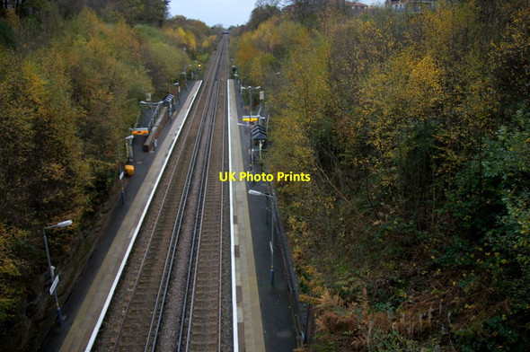 Photo 6"x4" Aughton Park Railway Station Ormskirk c2015