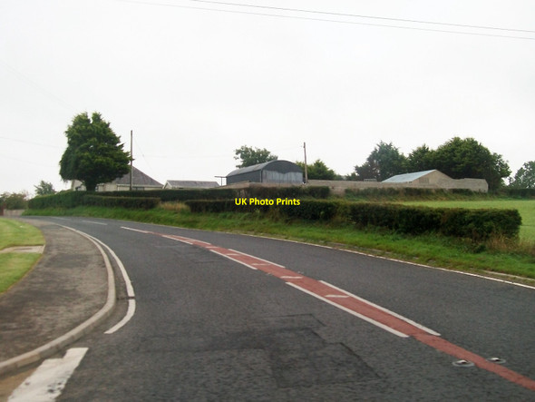 Photo 6"x4" View east along Ballynahinch Road from the junction with Magheraconluce Road Dromara c2015