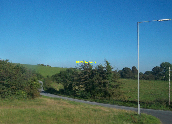 Photo 6"x4" Old Park Road viewed from the A24 Loughinisland c2015