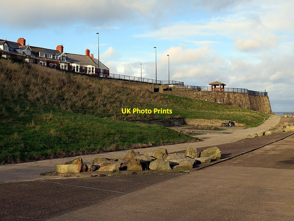 Photo 6"x4" Promenade at Brown's Bay below Windsor Crescent Whitley Bay c2015