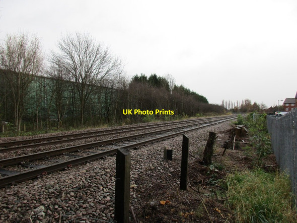 Photo 6"x4" The railway south of County Road North Cottingham\/TA0432 c2015