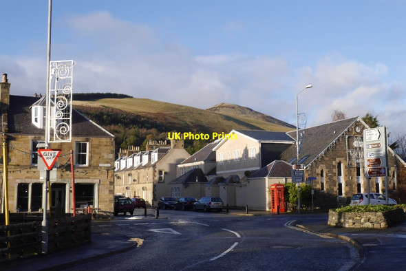 Photo 6"x4" Looking into Hall Street Innerleithen c2015