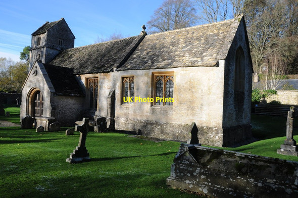 Photo 6"x4" Bagendon church Bagendon c2015