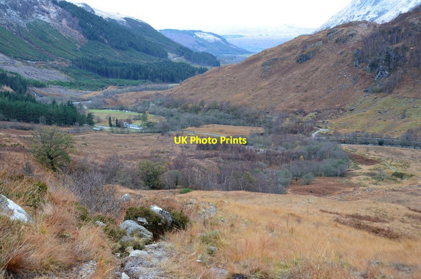 Photo 6"x4" Glen Nevis from the Coire a' Mhusgain path Allt a' Choire Dheirg c2015